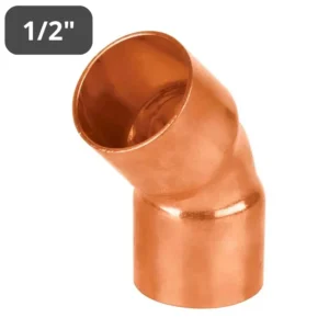 Codo de cobre 1/2 x 45°