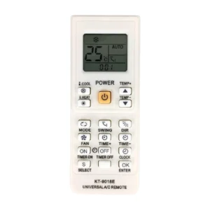 Control remoto universal para mini split, 4000 EN 1, modelo KT-9018E, QUNDA